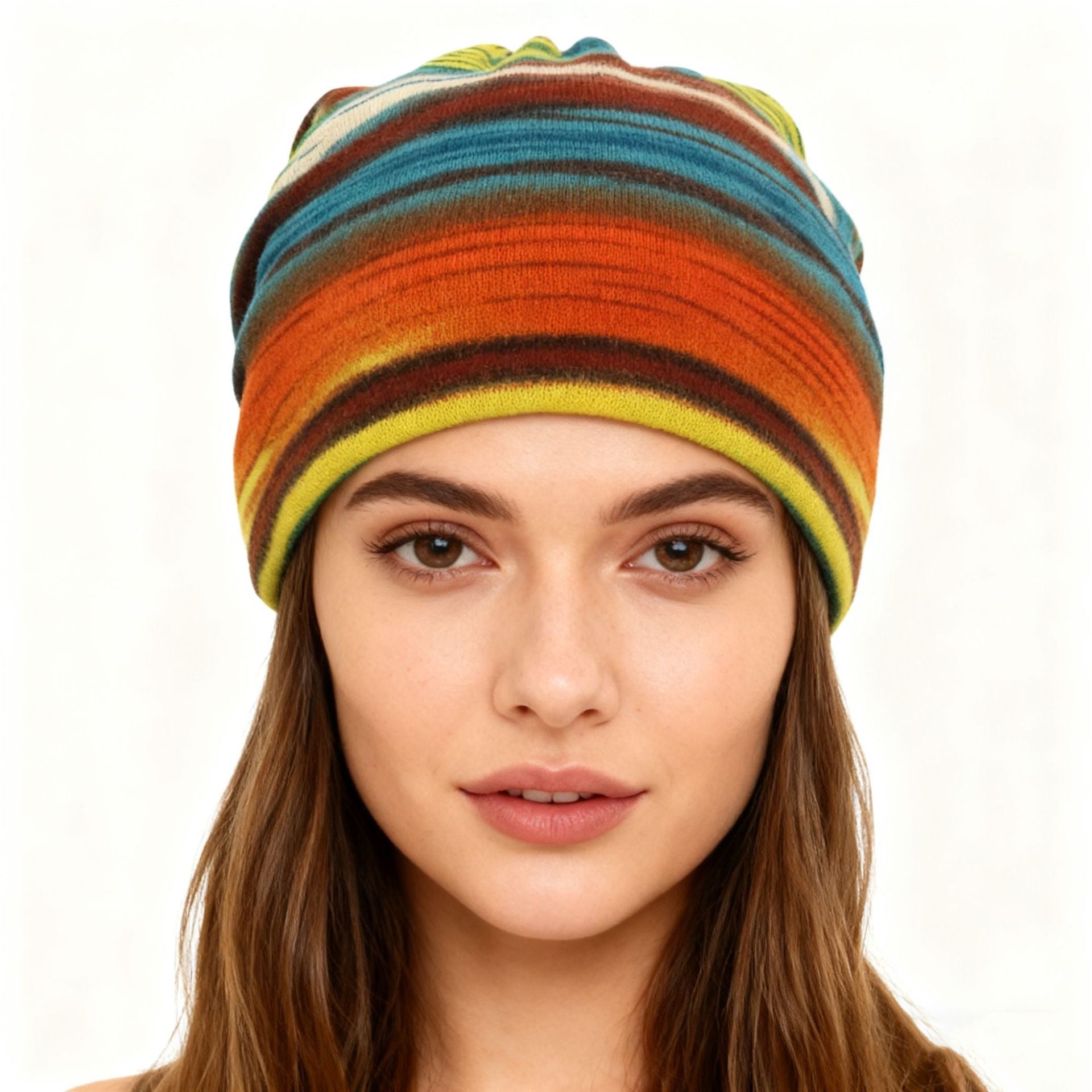 Striped Beanie Hat