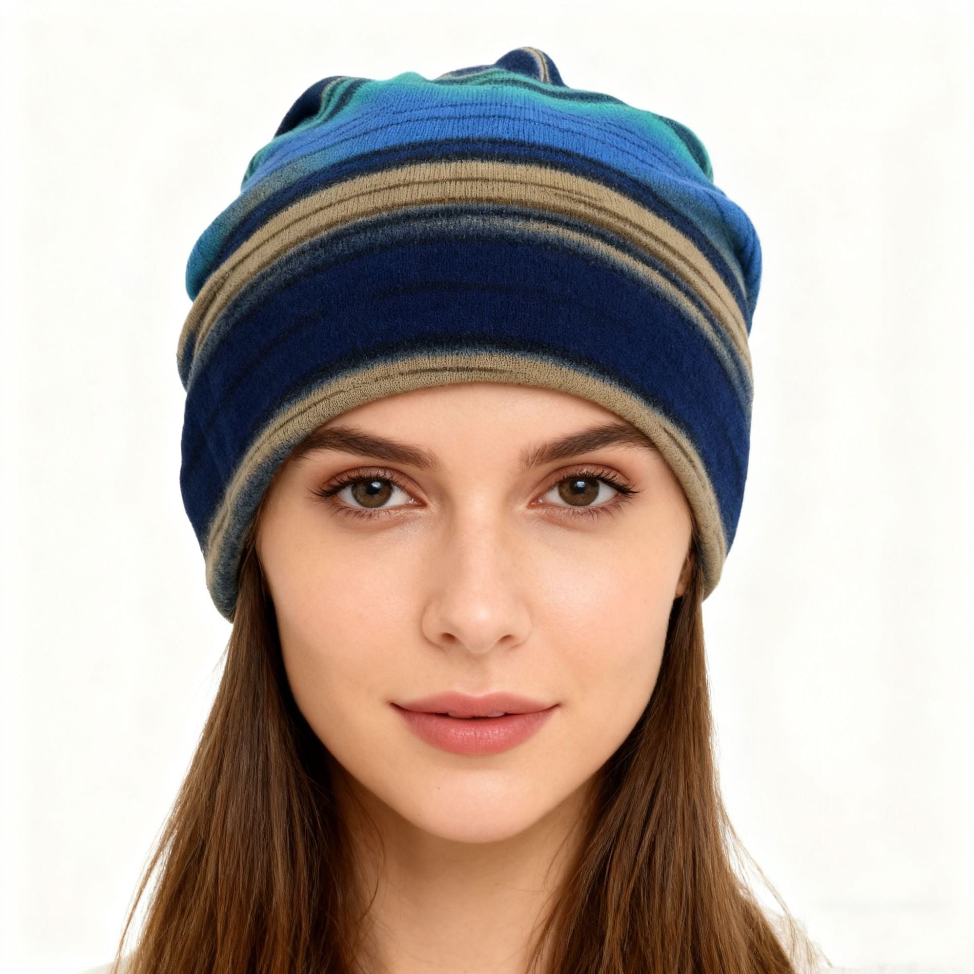 Striped Beanie Hat