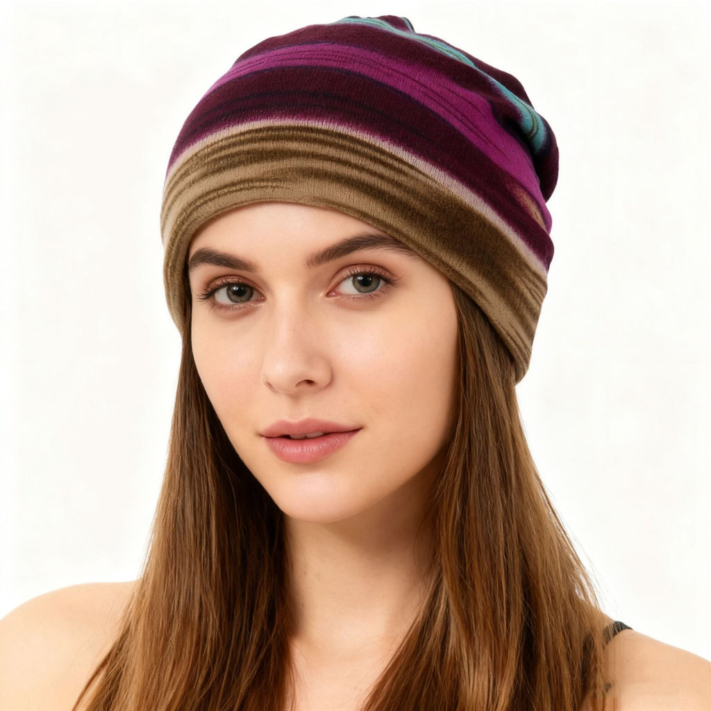 Striped Beanie Hat