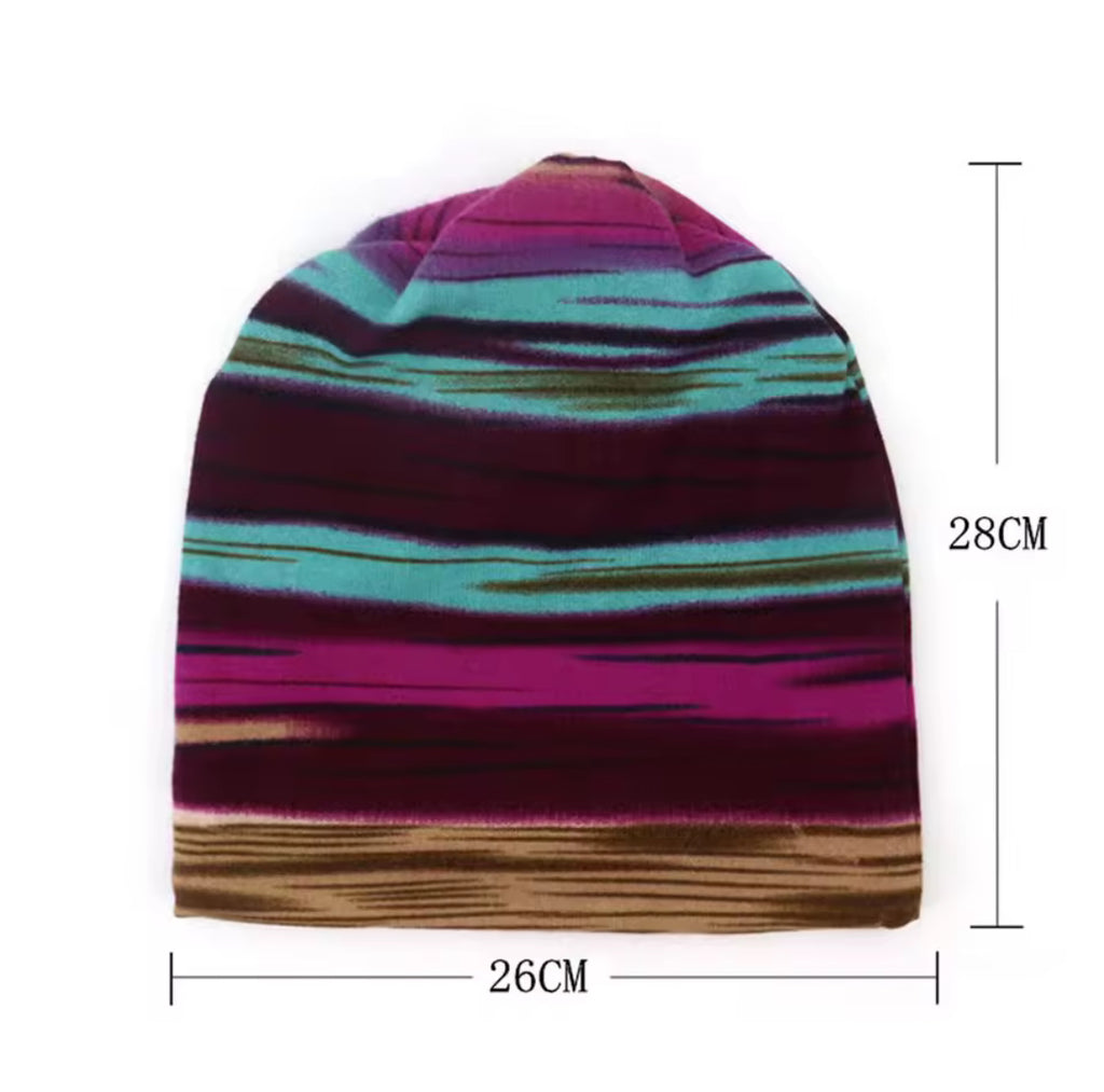 Striped Beanie Hat