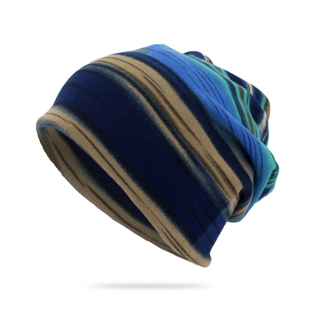 Striped Beanie Hat